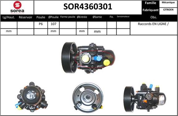 Sera SOR4360301 - Hidraulična pumpa, upravljanje www.molydon.hr