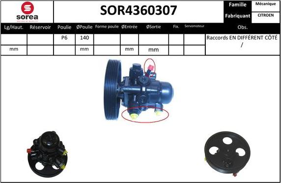 Sera SOR4360307 - Hidraulična pumpa, upravljanje www.molydon.hr