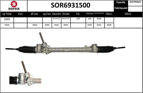 Sera SOR6931500 - upravljački mehanizam www.molydon.hr