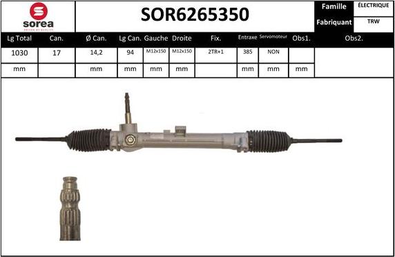 Sera SOR6265350 - upravljački mehanizam www.molydon.hr