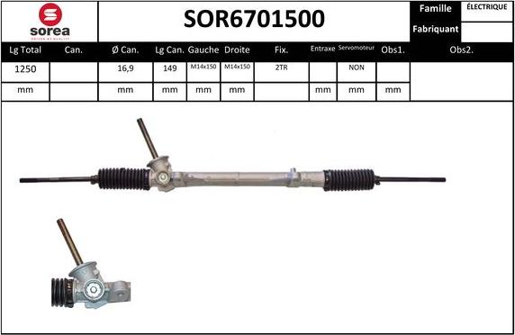 Sera SOR6701500 - upravljački mehanizam www.molydon.hr