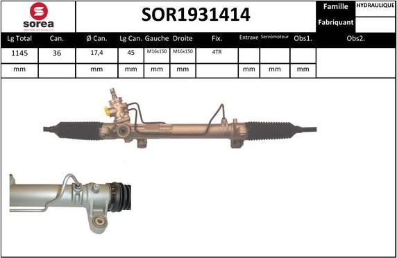 Sera SOR1931414 - upravljački mehanizam www.molydon.hr