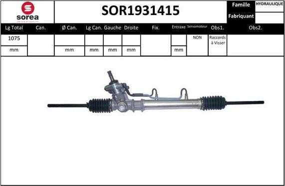 Sera SOR1931415 - upravljački mehanizam www.molydon.hr