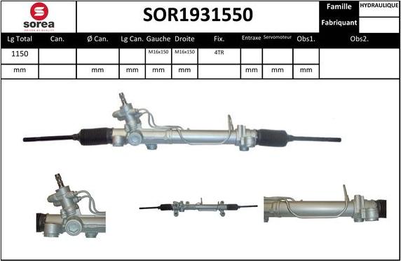 Sera SOR1931550 - upravljački mehanizam www.molydon.hr