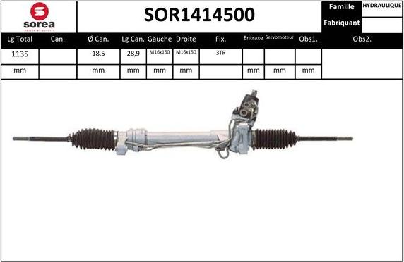 Sera SOR1414500 - upravljački mehanizam www.molydon.hr