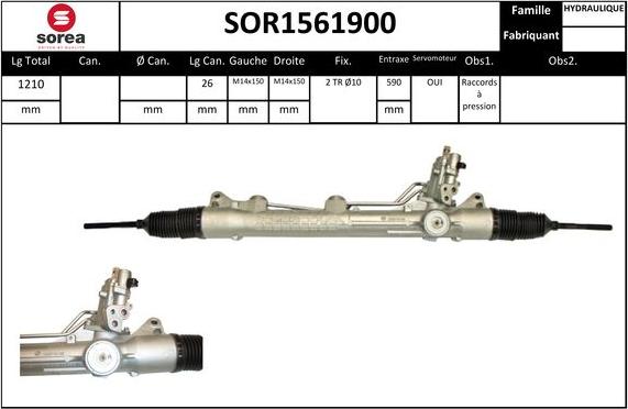 Sera SOR1561900 - upravljački mehanizam www.molydon.hr