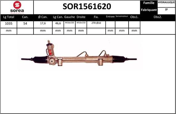 Sera SOR1561620 - upravljački mehanizam www.molydon.hr