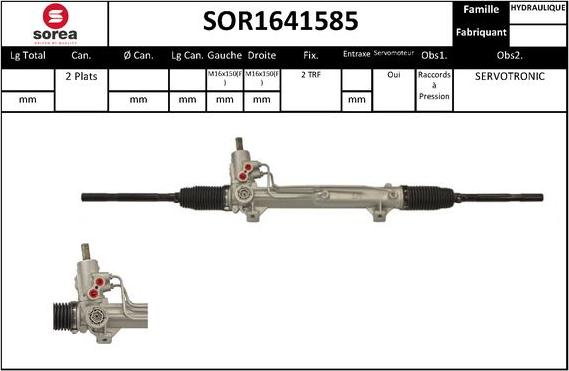 Sera SOR1641585 - upravljački mehanizam www.molydon.hr