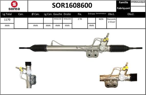 Sera SOR1608600 - upravljački mehanizam www.molydon.hr