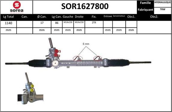 Sera SOR1627800 - upravljački mehanizam www.molydon.hr