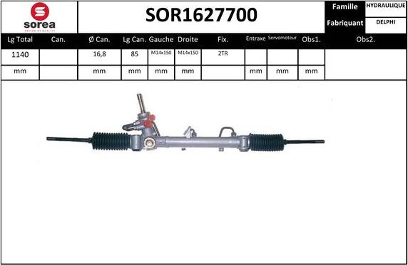 Sera SOR1627700 - upravljački mehanizam www.molydon.hr