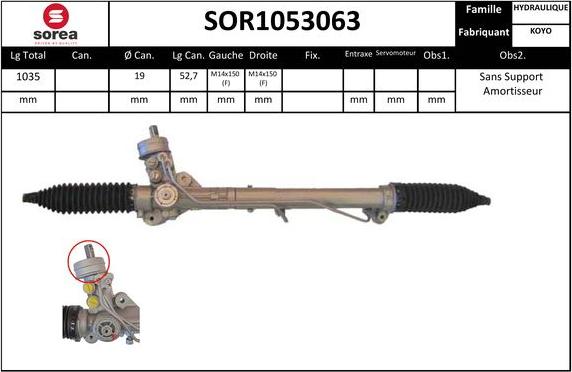 Sera SOR1053063 - upravljački mehanizam www.molydon.hr