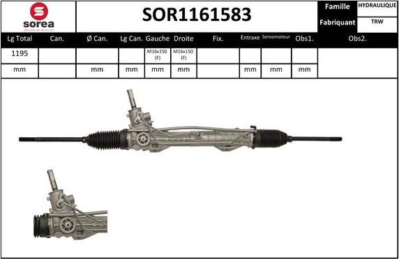 Sera SOR1161583 - Upravljački mehanizam www.molydon.hr