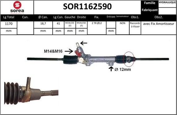 Sera SOR1162590 - upravljački mehanizam www.molydon.hr