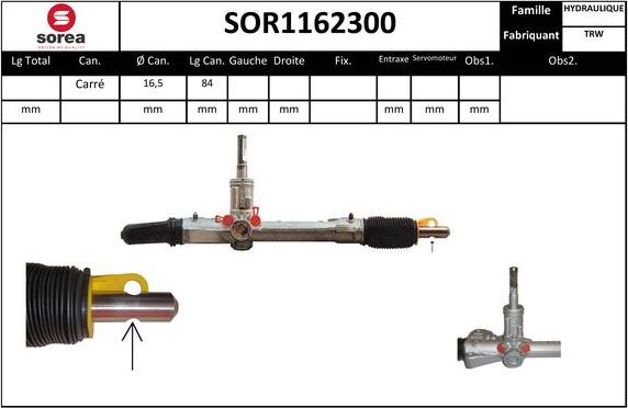 Sera SOR1162300 - upravljački mehanizam www.molydon.hr