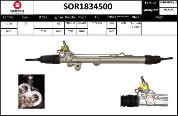 Sera SOR1834500 - upravljački mehanizam www.molydon.hr