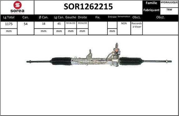 Sera SOR1262215 - upravljački mehanizam www.molydon.hr