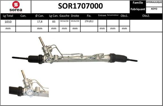 Sera SOR1707000 - upravljački mehanizam www.molydon.hr