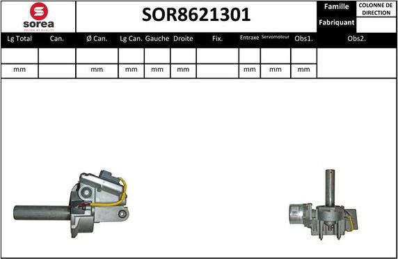 Sera SOR8621301 - Stup upravljača www.molydon.hr