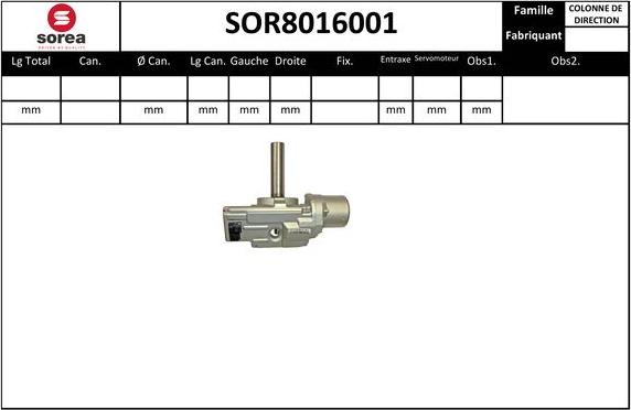 Sera SOR8016001 - Stup upravljača www.molydon.hr