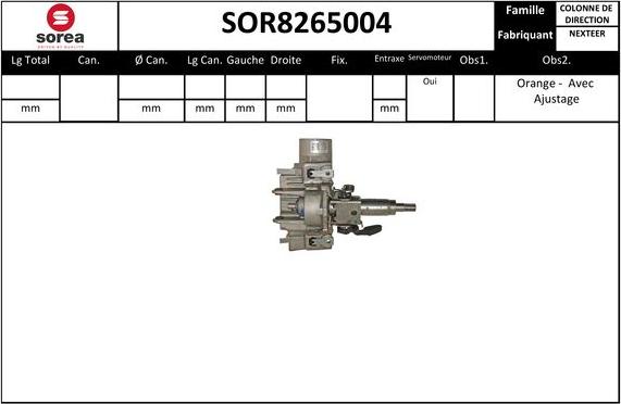 Sera SOR8265004 - Stup upravljača www.molydon.hr