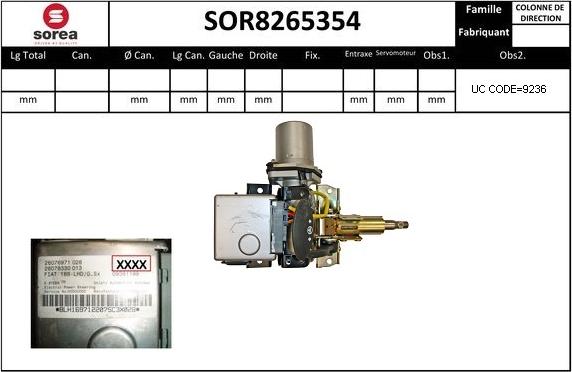 Sera SOR8265354 - Stup upravljača www.molydon.hr