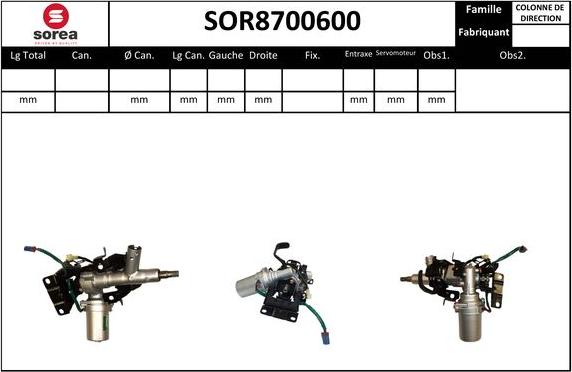 Sera SOR8700600 - Stup upravljača www.molydon.hr