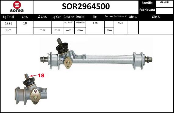 Sera SOR2964500 - upravljački mehanizam www.molydon.hr