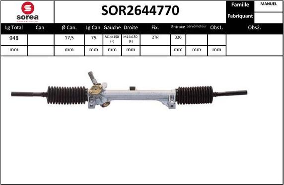 Sera SOR2644770 - upravljački mehanizam www.molydon.hr