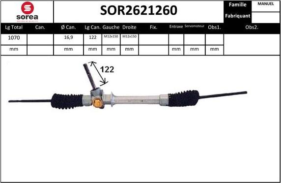 Sera SOR2621260 - upravljački mehanizam www.molydon.hr