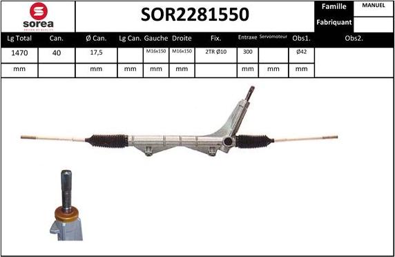 Sera SOR2281550 - upravljački mehanizam www.molydon.hr