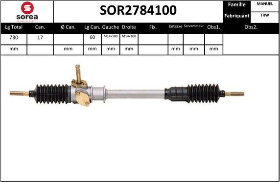 Sera SOR2784100 - upravljački mehanizam www.molydon.hr