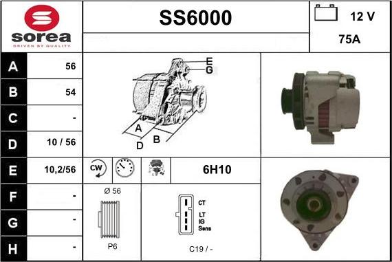 Sera SS6000 - Alternator www.molydon.hr