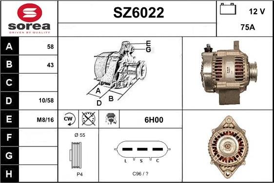 Sera SZ6022 - Alternator www.molydon.hr