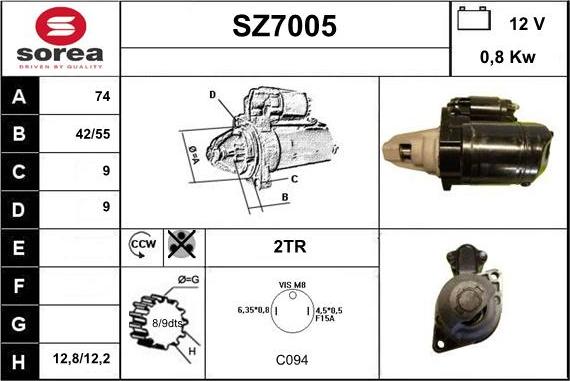 Sera SZ7005 - Starter www.molydon.hr