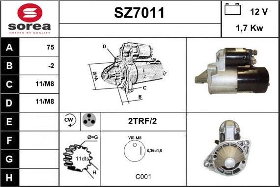 Sera SZ7011 - Starter www.molydon.hr