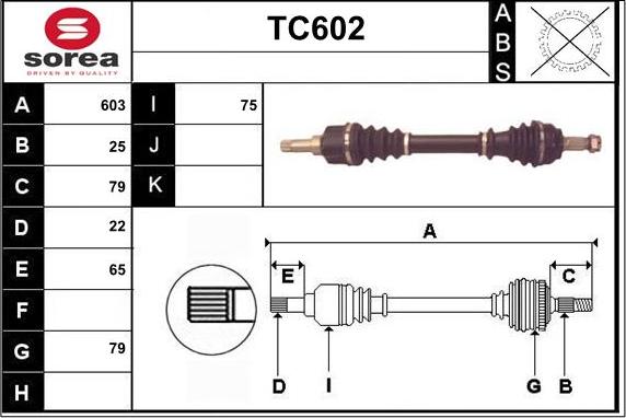 Sera TC602 - Pogonska osovina www.molydon.hr