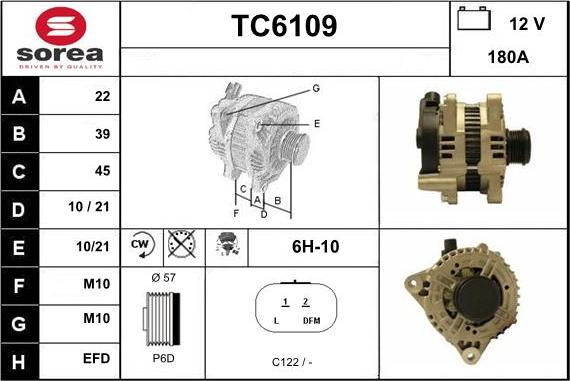 Sera TC6109 - Alternator www.molydon.hr