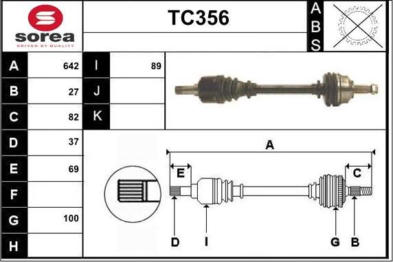 Sera TC356 - Pogonska osovina www.molydon.hr