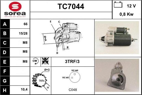 Sera TC7044 - Starter www.molydon.hr