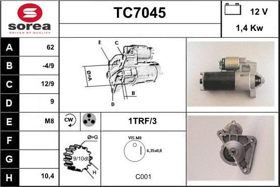Sera TC7045 - Starter www.molydon.hr