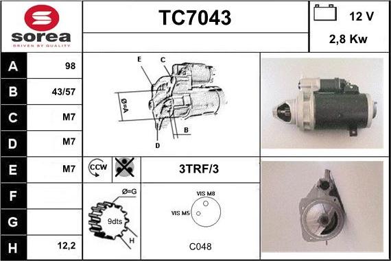 Sera TC7043 - Starter www.molydon.hr