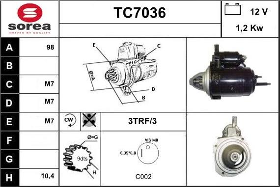 Sera TC7036 - Starter www.molydon.hr