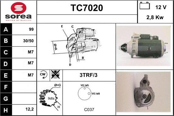 Sera TC7020 - Starter www.molydon.hr