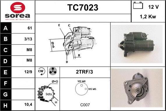 Sera TC7023 - Starter www.molydon.hr