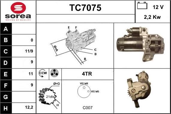 Sera TC7075 - Starter www.molydon.hr