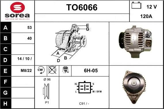 Sera TO6066 - Alternator www.molydon.hr