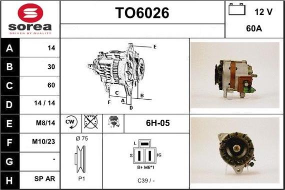 Sera TO6026 - Alternator www.molydon.hr