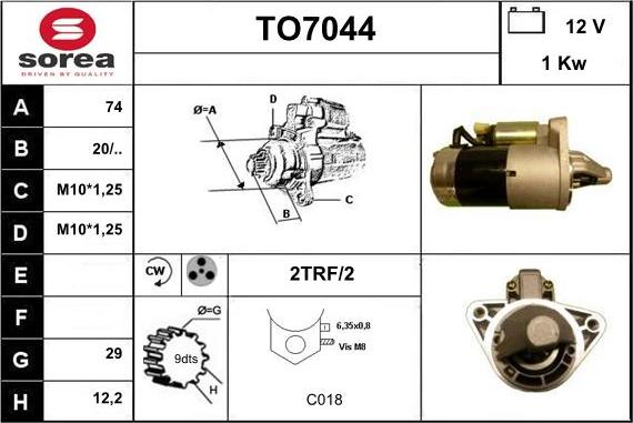 Sera TO7044 - Starter www.molydon.hr