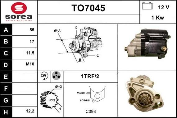 Sera TO7045 - Starter www.molydon.hr